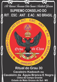 ritual do grau 30 cavaleiro kadosh ou cavaleiro da aguia branca e negra (ebook)-antonio fernandes teixeira francisco carlos e campos-9786500800593