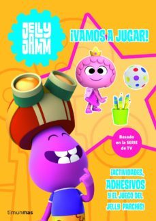 actividades jelly jamm: ¡vamos a jugar! (incluye adhesivos con pu rpurina y un tablero para jugar)-9788408110293