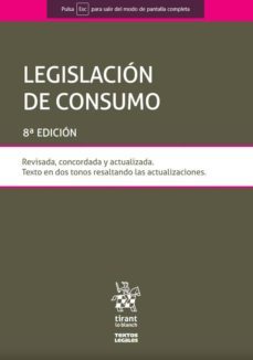 legislacion de consumo  8ed-9788413362793