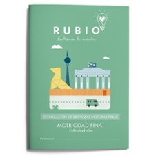 rubio entrena tu mente: motricidad fina (dificultad alta)-9788415971993