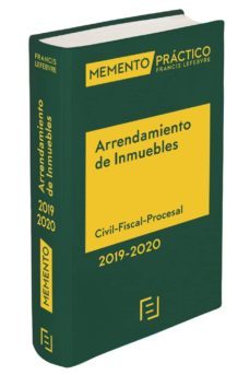memento practico arrendamiento de inmuebles-9788417544393