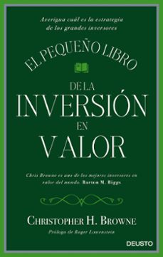 el pequeño libro de la inversion en valor-christopher h. browne-9788423425693