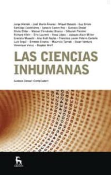 las ciencias inhumanas-9788424935993