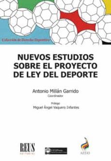 nuevos estudios sobre el proyecto de ley del deporte-9788429026993