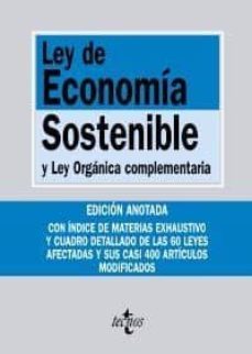 ley de economia sostenible y ley organica complementaria-9788430952793