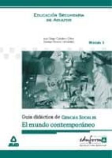 guia didactica ciencias sociales: el mundo contemporaneo-9788466500593