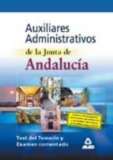 auxiliares administrativos junta andalucia test del temario 4ªed.-fernando martos navarro-9788466503693