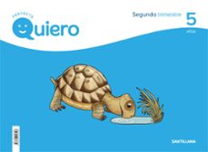 proyecto quiero 5 años 2º trimestre fichas de trabajo ed 2018 castellano-9788468043593