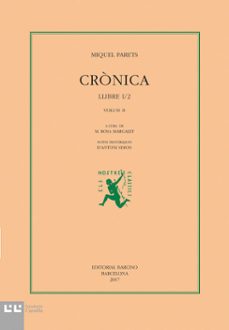 crònica. volum ii-miquel parets-9788472268593