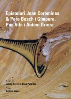 epistolari joan coromines & pere bosch i gimpera-9788472563193