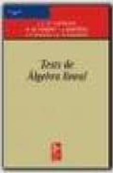 tests de algebra lineal-juan pablo rincon zapatero-9788472880993