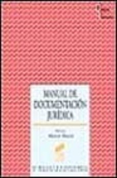manual de documentacion juridica-9788477386193