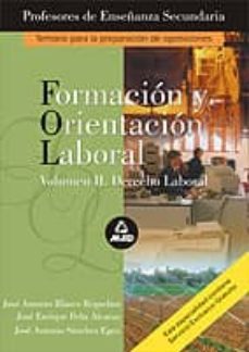 formacion y orientaicon laboral (fol): temario de la prueba a: te mario a de oposiciones al cuerpo de profesores de enseñanza-9788483115893