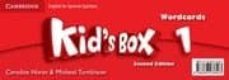 kid s box 1 for spanish speakers wordcards 2ª edition-9788483238493