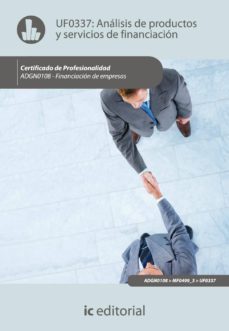 (i.b.d.) analisis de productos y servicios de financiacion. adgno108 financiacion de empresas (impresion bajo demanda)-9788483646793