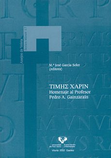 timhe xapin (homenaje al profesor pedro a. gainzarain)-9788483733493