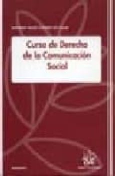 curso de derecho de la comunicacion social-9788484562993