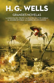grandes novelas (contiene: la maquina del tiempo; la isla del doctor moreau; el hombre invisible; la guerra de los mundos)-9788490568293