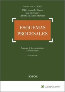 esquemas procesales (6.ª edición) (ebook)-manuel rich oliva-9788490902493