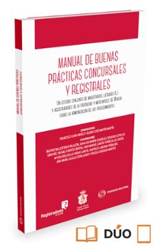 manual de buenas practicas concursales y registrales-francisco cano marco-9788491354093