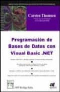programacion de bases de datos con visual basic. net-carsten thomsen-9788495318893