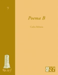 poema b (col. razef 10)-carles rebassa i gimenez-9788495510693