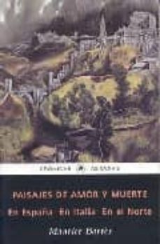 paisajes de amor y muerte: en españa, en italia, en el norte-9788496196193
