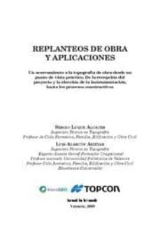 replanteos de obra y aplicaciones-sergio luque alcacer-9788498763393