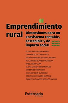 emprendimiento rural (ebook)-gloria marlene díaz muñoz-9789585060593