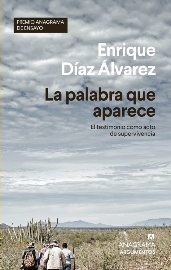 Portada de La palabra que aparece. El testimonio como acto de supervivencia