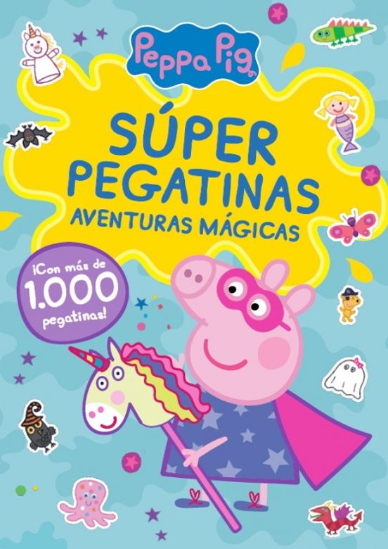 Portada de Peppa Pig. Cuaderno De Actividades - Súper Pegatinas. Aventuras Mágicas