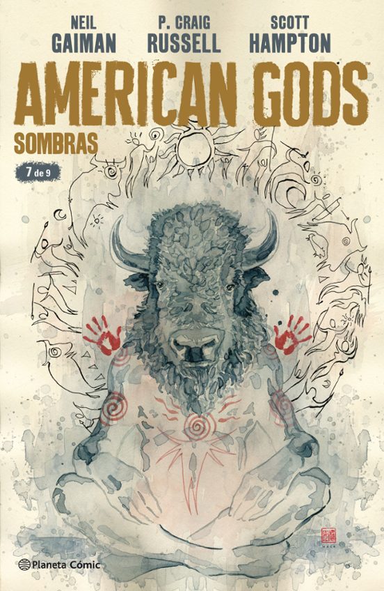 Portada de American Gods Sombras Nº 07/09