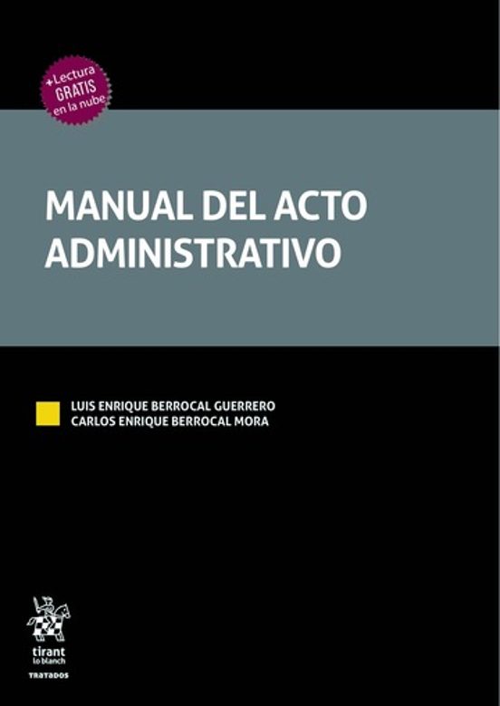 Portada de Manual del acto administrativo