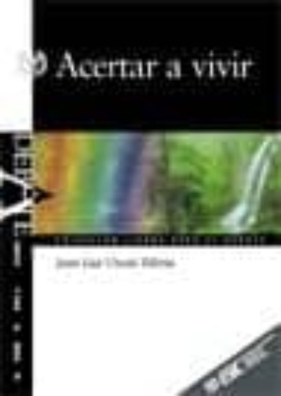 Portada de Acertar A Vivir