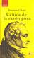 Critica De La Razon Pura por Inmanuel Kant