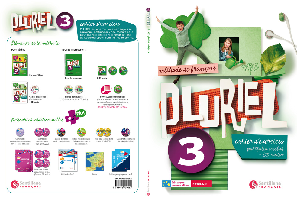 Pluriel 3 Cahier D Exercices + Cd 3º Eso por Vv.aa.