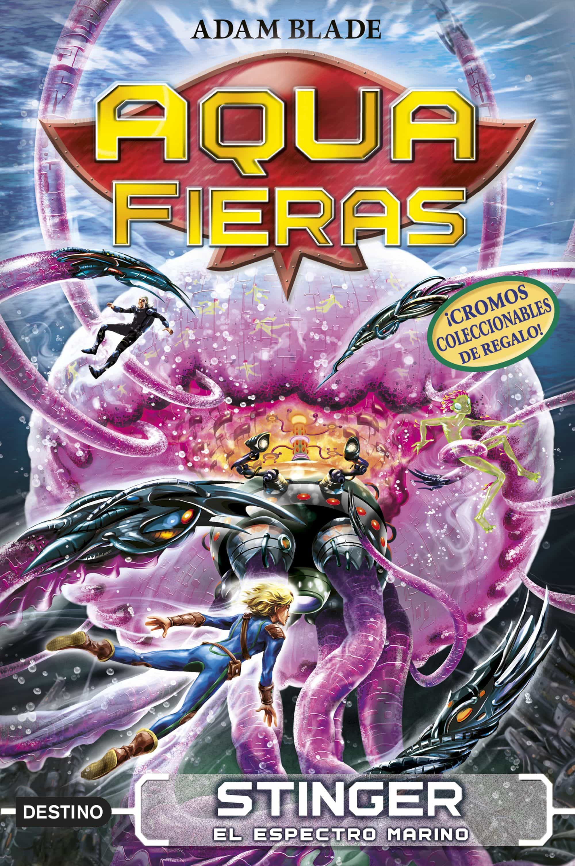 Aquafieras 6: Stinger, El Espectro Marino por Adam Blade