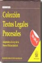 coleccion textos legales procesales: adaptados a la ley de la nue va oficina judicial-juan luis gomez colomer-juan montero aroca-9788498768503 coleccion textos legales procesales: adaptados a la ley de la nue va oficina judicial-juan luis gomez colomer-juan montero aroca-9788498768503