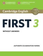 cambridge english first 3 student s book without answers-9781108433723