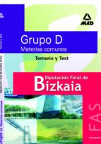 diputacion foral de bizkaia. grupo de temario comun y test-9788466558723 diputacion foral de bizkaia. grupo de temario comun y test-9788466558723