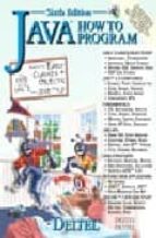 JAVA: HOW TO PROGRAM (INCLUYE CD-ROM) (6TH ED.)