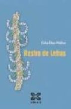 restra de letras-celia diaz nuñez-9788483028643 restra de letras-celia diaz nuñez-9788483028643