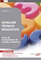 AUXILIAR TECNICO EDUCATIVO. JUNTA DE COMUNIDADES DE CASTILLA-LA M ANCHA. TEMARIO