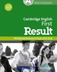 cambridge english: first (fce) result workbook with key & audio cd-9780194511803 cambridge english: first (fce) result workbook with key & audio cd-9780194511803