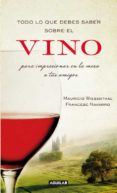 todo lo que debes saber sobre el vino para impresionar en la mesa a tus amigos-mauricio wiesenthal-manuel francesc navarro del alar-9788403101203 todo lo que debes saber sobre el vino para impresionar en la mesa a tus amigos-mauricio wiesenthal-manuel francesc navarro del alar-9788403101203