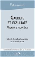 gaudete et exsultate-jorge bergoglio papa francisco-9788428555203 gaudete et exsultate-jorge bergoglio papa francisco-9788428555203
