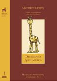 decidiendo que hacemos (manual del profesor para acompañar a nous )-matthew lipman-9788479603403 decidiendo que hacemos (manual del profesor para acompañar a nous )-matthew lipman-9788479603403
