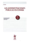 las administraciones públicas en españa-9788491434603 las administraciones públicas en españa 9788491434603