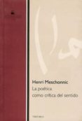 la poética como crítica del sentido-henri meschonnic-9788493604103 la poética como crítica del sentido-henri meschonnic-9788493604103
