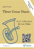Descargar libros gratis en línea en formato pdf. THREE GREAT DUETS BY J.F. GALLAY OP.38 FOR TUBA RTF iBook FB2 9791221333503 de  en español